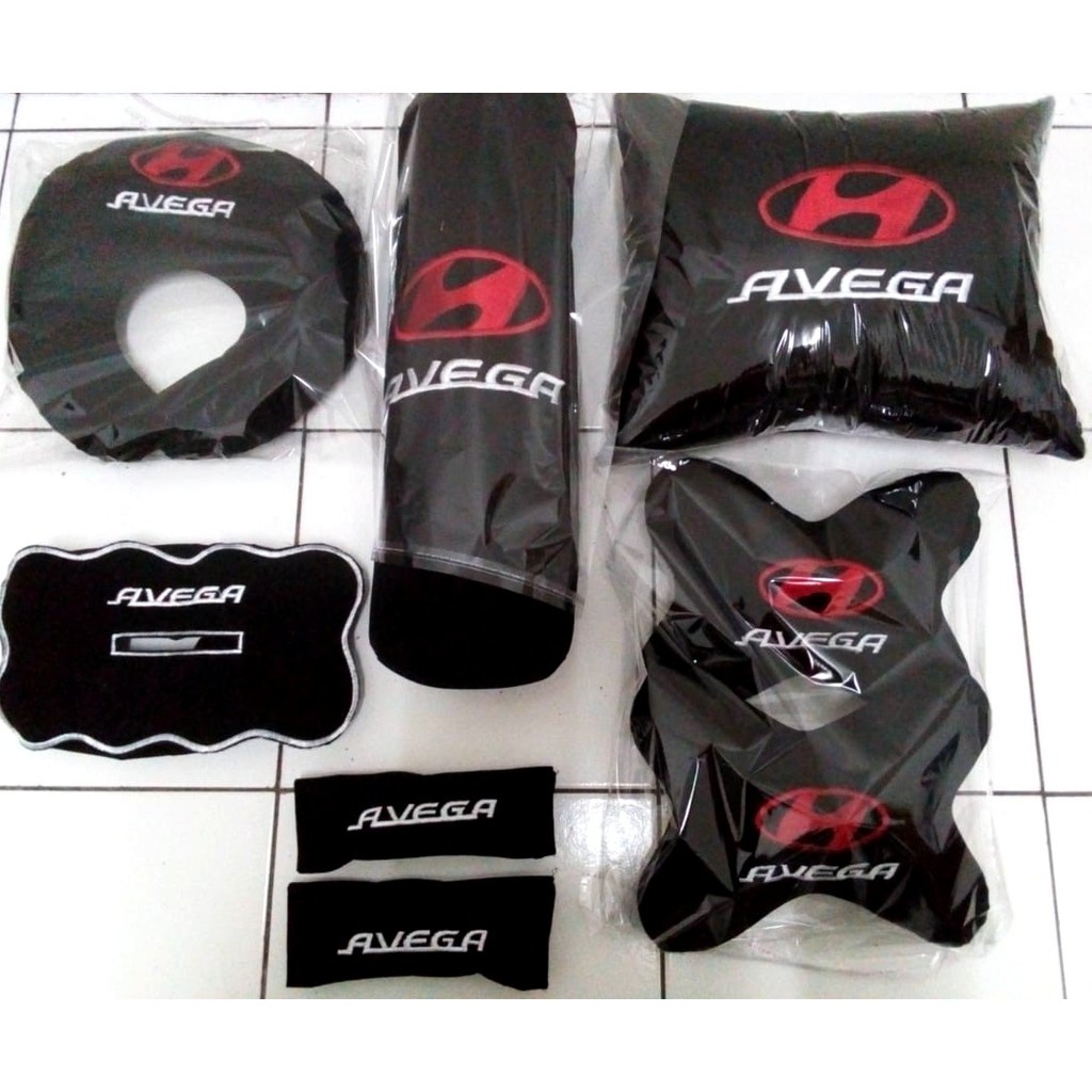 Promo aksesoris variasi car set 6 in 1 bantal mobil Hyundai Avega