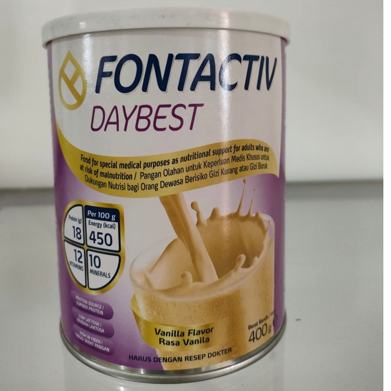 FONTACTIV DAYBEST DAYBEST RASA VANILLA  400 GRAM