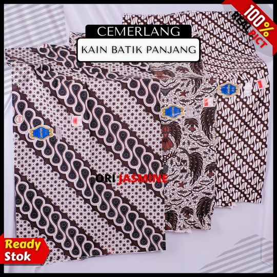 Kain batik meteran katun solo murah premium cemerlang cap cent  jarik melahirkan bahan kebaya halus