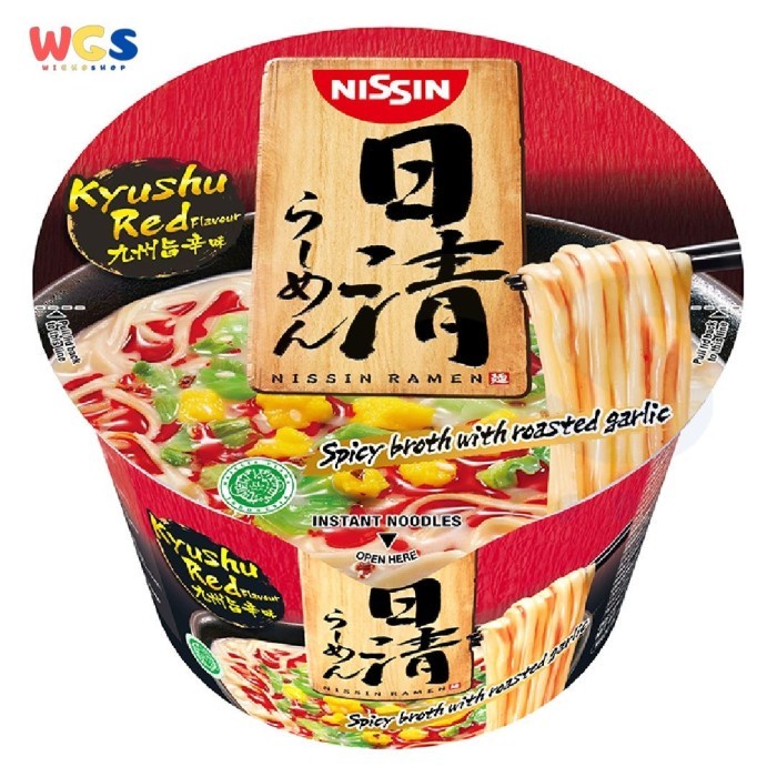 

Nissin Ramen Bowl Kyushu Red 111gr - Mie Instant