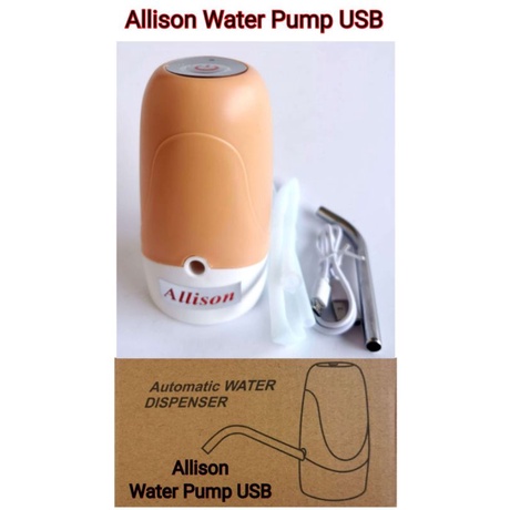 Allison Water Pump Pompa Galon USB Elektrik Charge