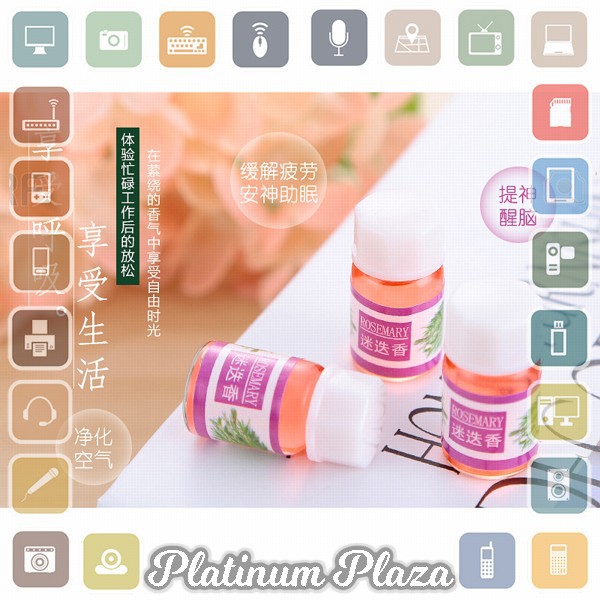 Taffware Pure Aroma Essential Fragrance Minyak Aromatherapy 12 in 1 3ml - Humi D23860`1W6YIY-