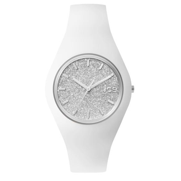 Jam Tangan Ice Watch - ICE.GT.WSR.U.S.15 ICE glitter unisex white silver