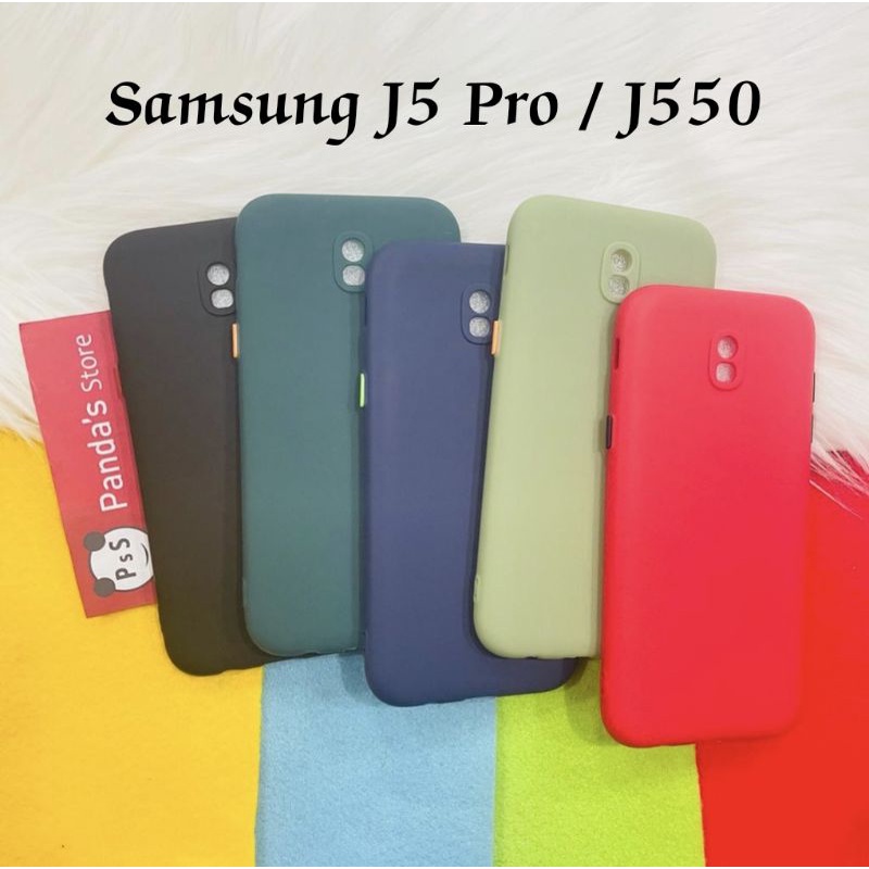 Case Samsung J5 Pro Babycase + Pelindung Kamera, Makaron Full Color (PsS)