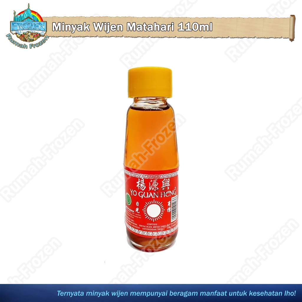 

Minyak Wijen Matahari 110ml Halal | Yo Guan Heng Sesame Oil