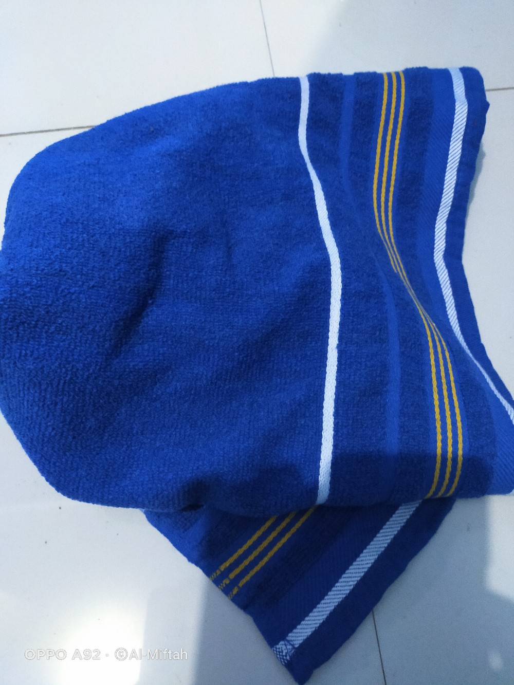 Handuk Mandi Polos List Size 70x140 Cm Cotton