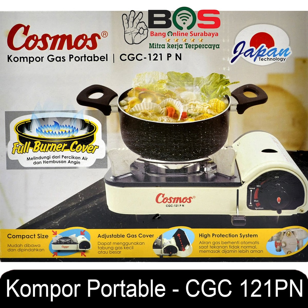 Kompor Gas Cosmos CGC 121 PN Kompor Camping CGC-121 PN Cosmos Kompor Gas