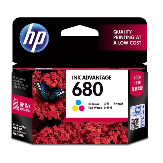 Tinta HP 680 COLOR 1115 1118 2135 2138 2675 2676 2677 2678 3635 3636 3638 3775 3776 3835 4535