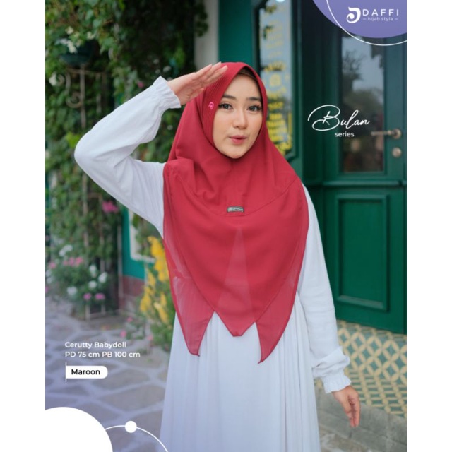 Jilbab Instan Ceruty Bulan By Daffi