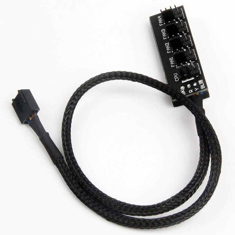 Adapter Splitter Kabel Power 1 Ke 5 4pin PWM Untuk Kipas Pendingin CPU