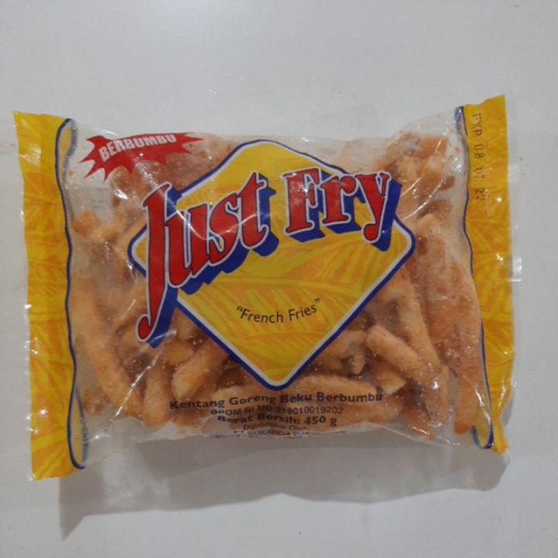 

JUST FRY kentang goreng berbumbu 450gr