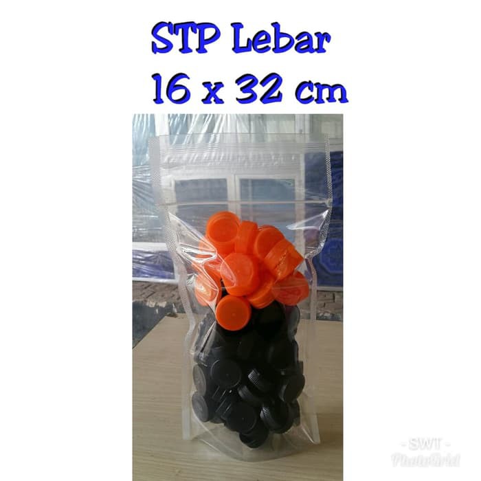 SEDANG DISKON!!! Packaging (Uk.16 x 32) - Standing Pouch Bening Seal Lebar  - 1 Pack isi 50 lbr