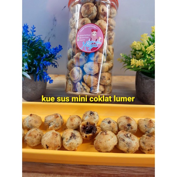 kue sus kering coklat lumer kue kering halal murah cemilan snack coklat