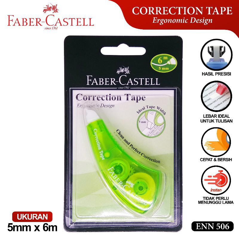 

[FABER CASTELL] Tip-Ex Correction Tape ENN-506