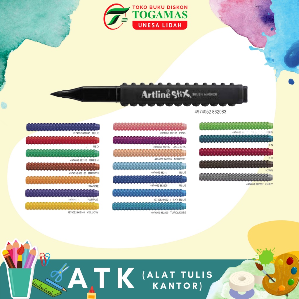 

SPIDOL STIX BRUSH MARKER ETX-F ARTLINE / READY STOCK