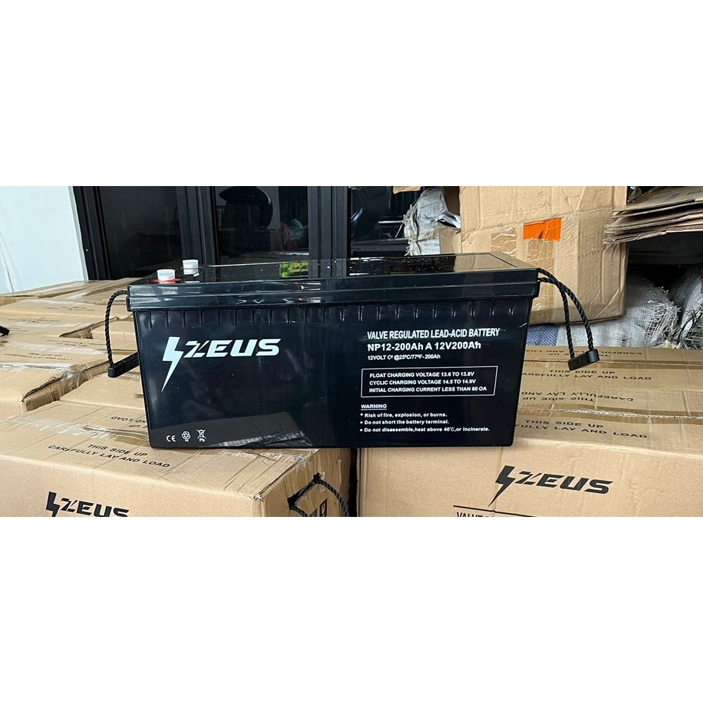 Aki VRLA 12V 200Ah Zeus 200 Ampere