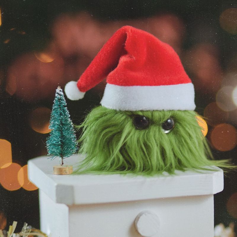 Worry pet Christmas 2021 Grinch - Sensory toy for mental health anxiety buddy - Fidget - Stress ball