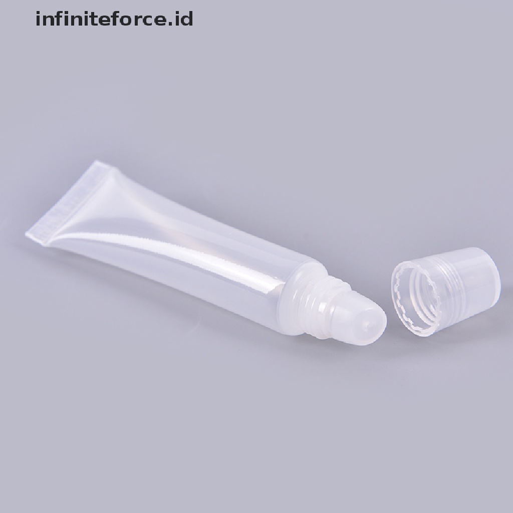 (Infiniteforce.Id) 20pcs / Set Botol Tube Kosong 8ml Untuk Lipstick / Lip Gloss / Lip Balm