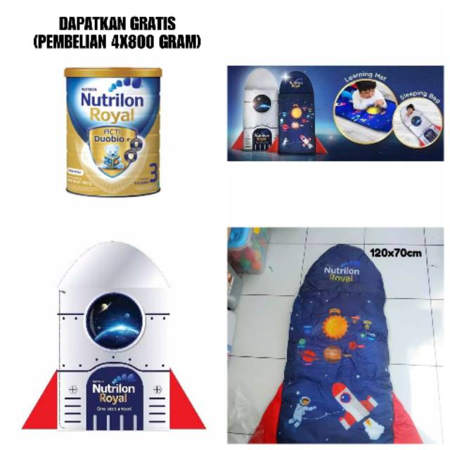 NUTRILON ROYAL 3 ACTI DUOBIO+ (PAKET HADIAH)