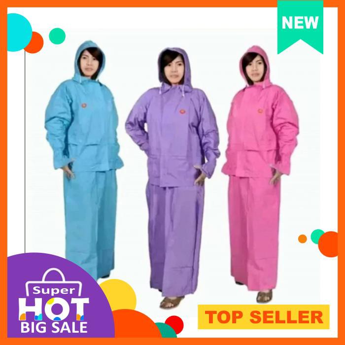 Jas Hujan Rok Gamis Mantel Muslimah