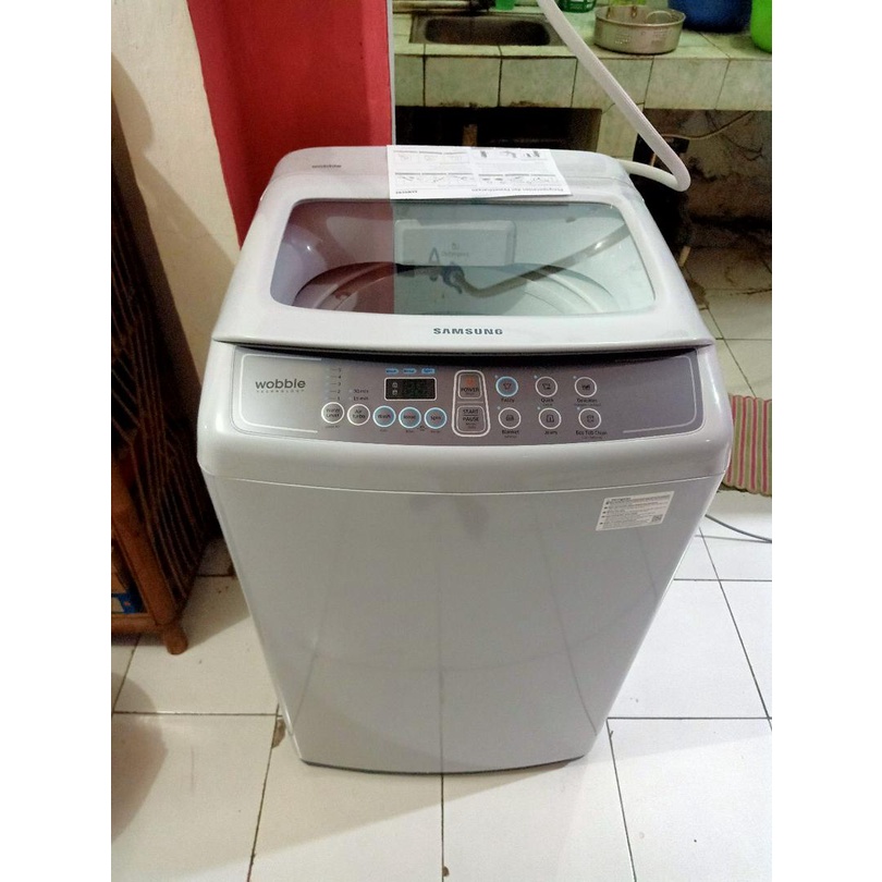 Mesin Cuci 1 Tabung SAMSUNG WA75H4200 7.5 KG Anti Lilit Otomatis WOBBLE