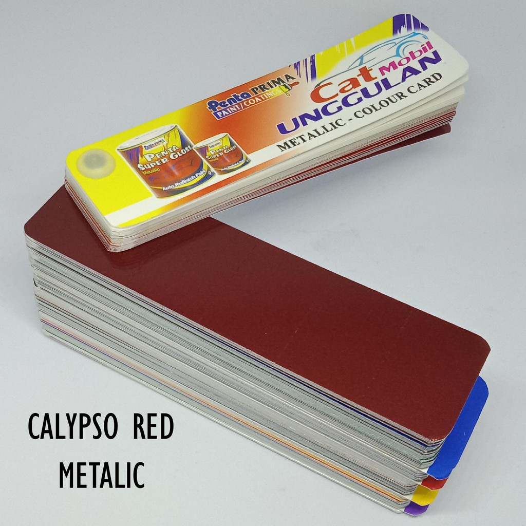 CAT PENTA CALYPSO RED 09321 200cc - penta merah gelap - cat merah gelap - cat penta red super gloss SUMATERA/JAWA ONLY