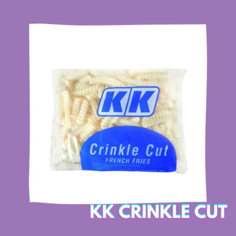 

Kentang Goreng Crinckle Cut Merk KK