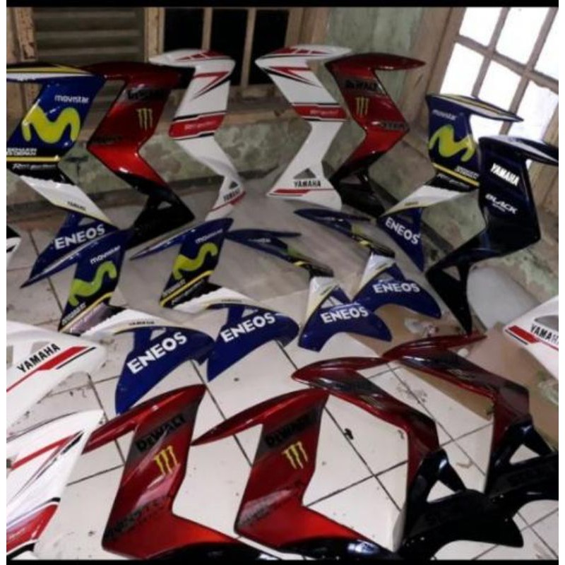 sayap half fairing kanan kiri set yamaha vixion new nva nvl byson vixion old model ninja z250 pnp