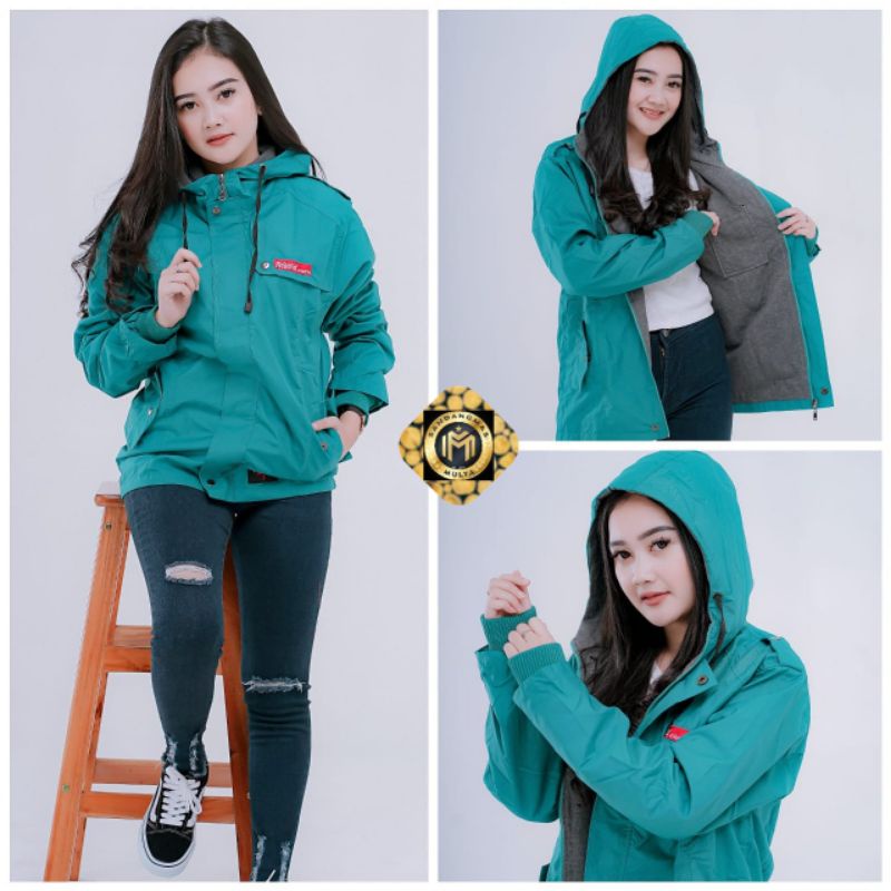 JAKET PARKA WANITA SEMI PARKA CEWEK BLAZER WATERPROOF ORIGINAL REBEL ID - SANDANGMAS MULYA-Blazer Tosca