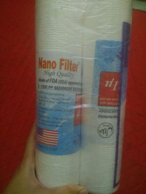 Nano Filter - Filter Sedimen Merk Nano Ukuran 10 Inch Untuk Filter Air Keran Dan Ro