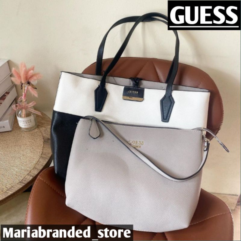 TAS TOTE WANITA / TOTE BAG WANITA / TAS GUESS / TAS WANITA / TAS BRANDED IMPORT ORIGINAL