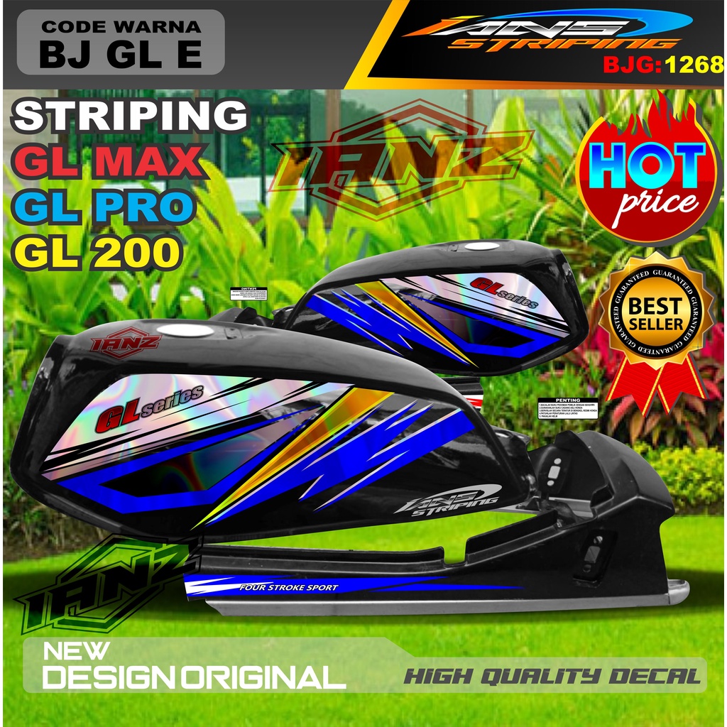 STIKER MOTOR GL PRO / STRIPING GL MAX HOLOGRAM / STRIPING GL HOLOGRAM