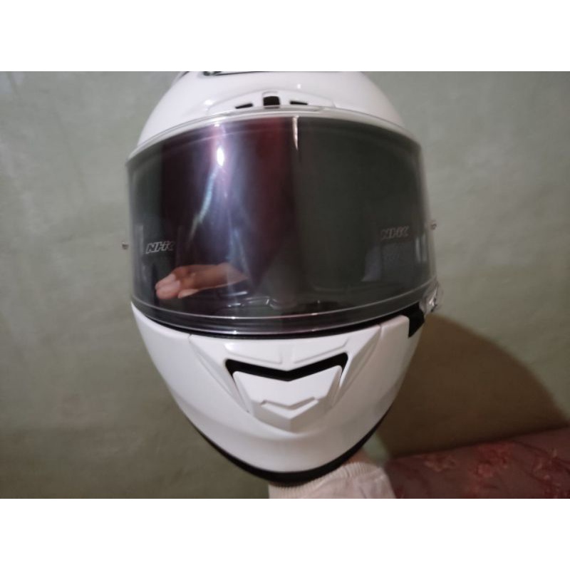 Helm NHK GP R Tech Street Solid White