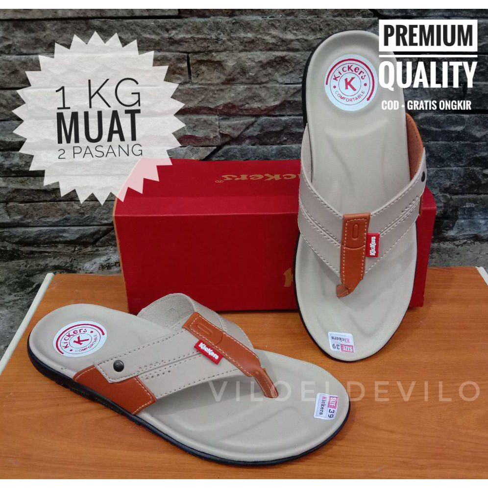 Sandal Kulit / Sandal Pria / Sandal Jepit/ Sandal Casual Pria/ Sandal Japit (JEPIT kombinasi PRIA)