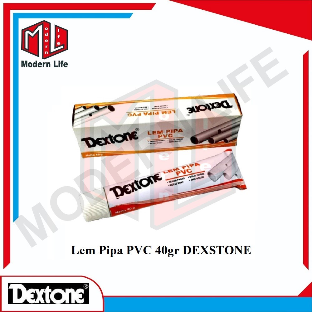 Lem Pipa PVC DEXTONE 40 Gram ORIGINAL