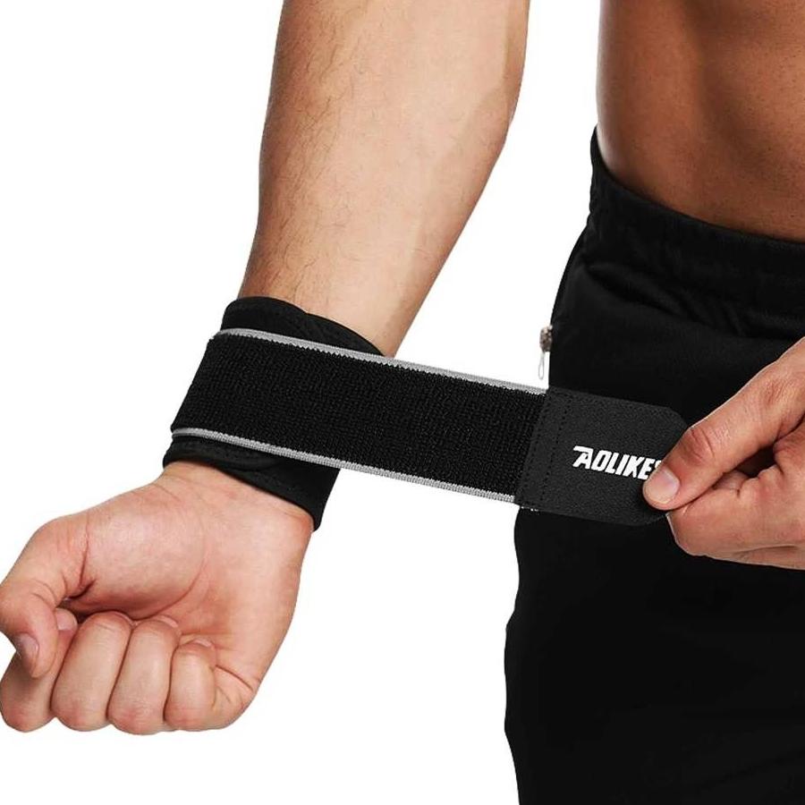 GBG AOLIKES Deker Pergelangan Tangan Cedera Olahraga Fitnes Badminton Wishbrand odie932
