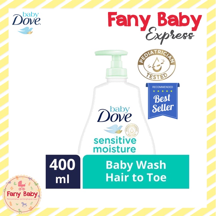 BABY DOVE HAIR TO TOE BABY WASH 400ML