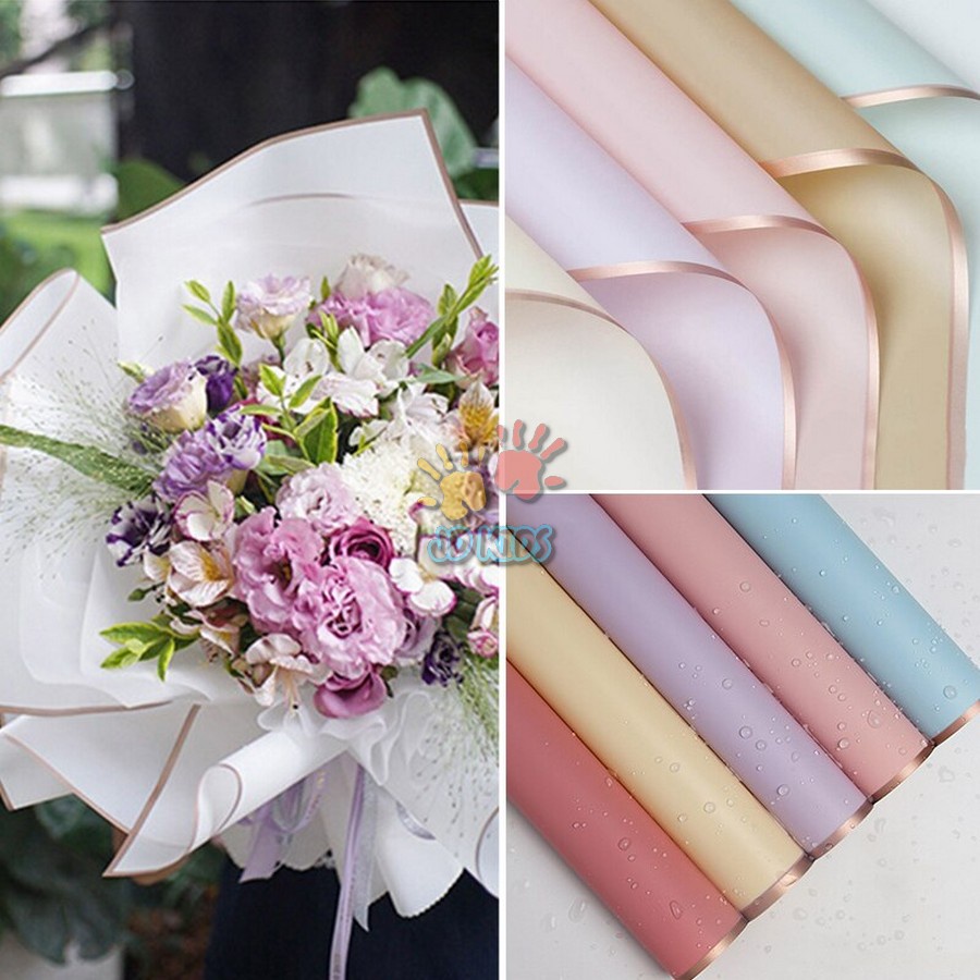 

Kertas Buket Bunga Lis Emas / Gold Frame Flower Bouquet Wrapping