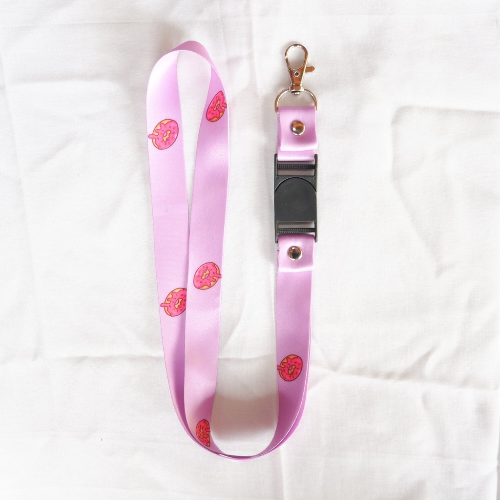 

Landyard Donat Pink