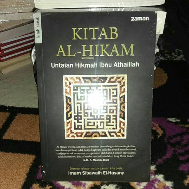 KITAB KLASIK KITAB AL-HIKAM Untaian Hikmah Ibnu Athaillah ORIGINAL