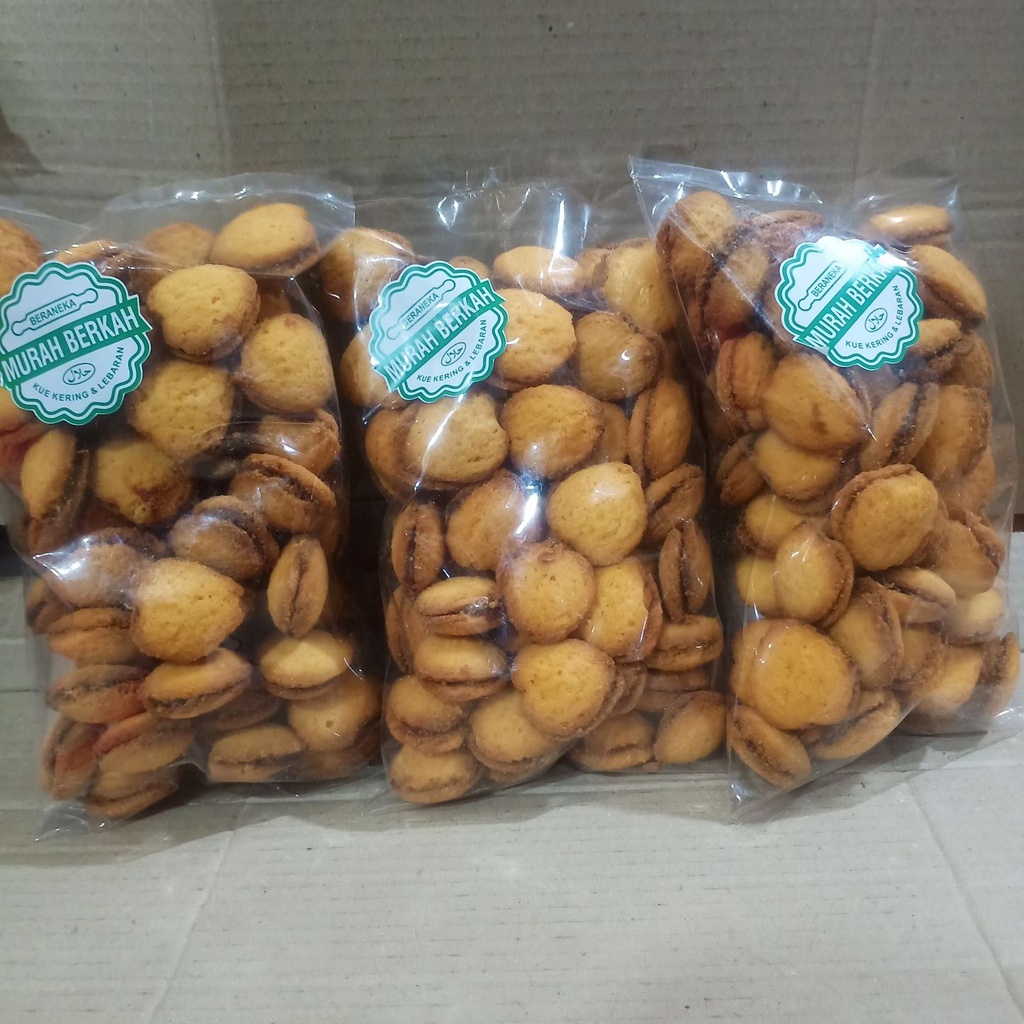 

Cemilan Kue Kering Cookies Nanas Love Hati 500gr