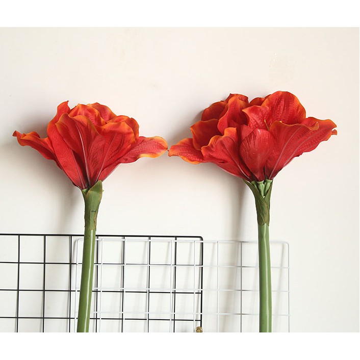 Bunga Artifisial / Bunga Simulasi - Bunga Amarilis Besar / Amaryllis Hippeastrum P96