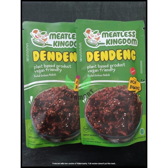 

Meatless Kingdom Dendeng Plant Based 150G Product Vegan Dendeng Vegan