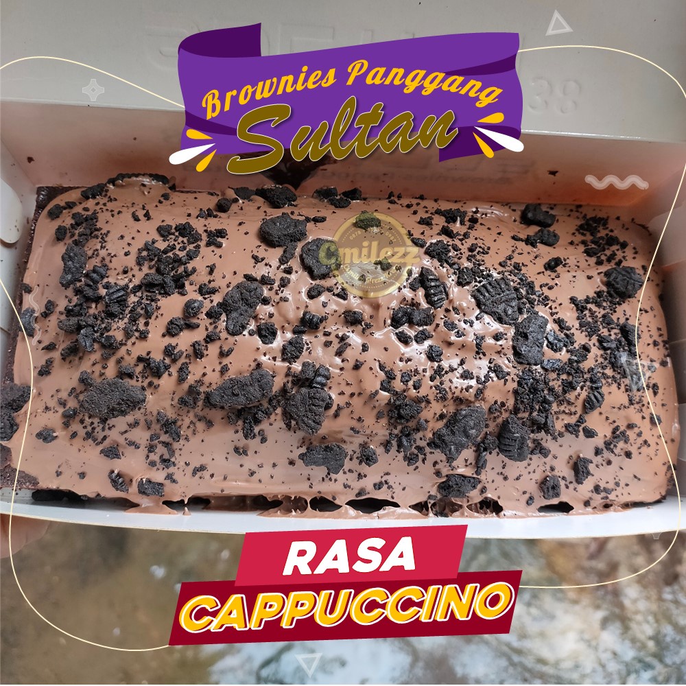 

Kue Brownies Panggang Bropang SULTAN Rasa Coklat Jepang Dengan Topping Cappuccino Choconut Greentea Tiramisu Almond Keju