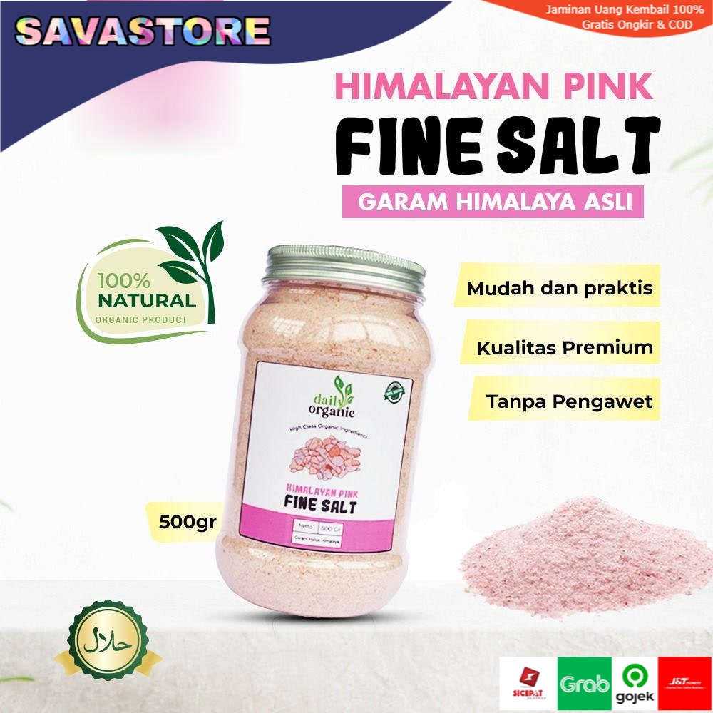 Himalayan Pink Salt Fine Garam Himalaya 110 gram