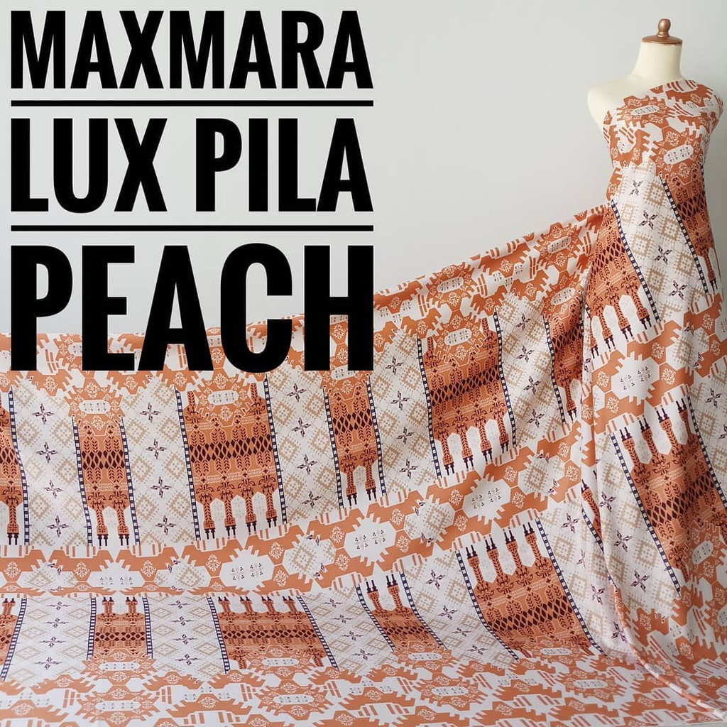 Kain Meteran Maxmara Lux Pila Peach (0.5M)