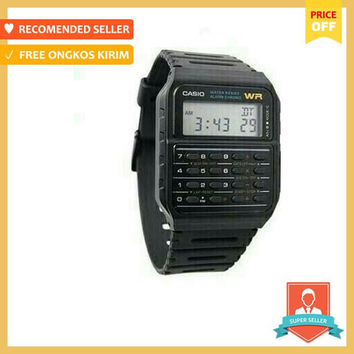 Jam Tangan Calculator Casio Original Ca 53 Bergaramsi Resmi