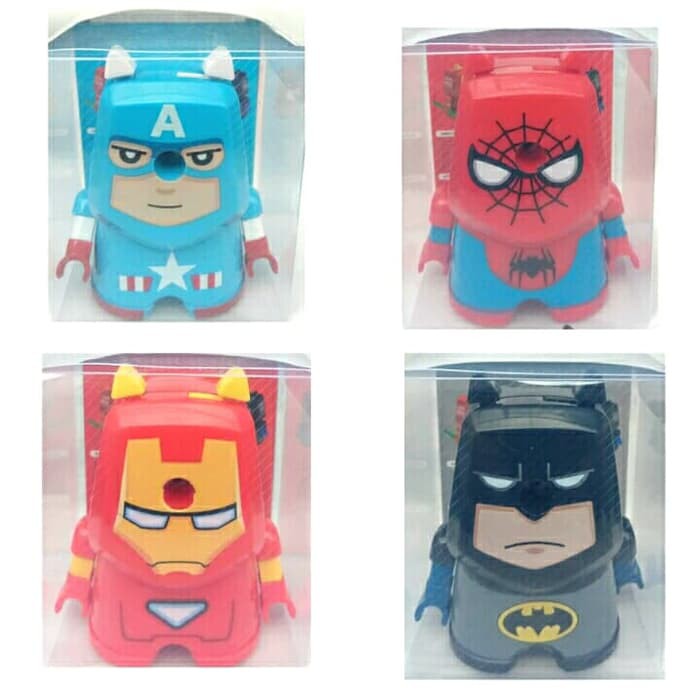 

Produk Eksklusif Rautan Putar Besar Super Hero - serutan pensil - Satuan Terbatas