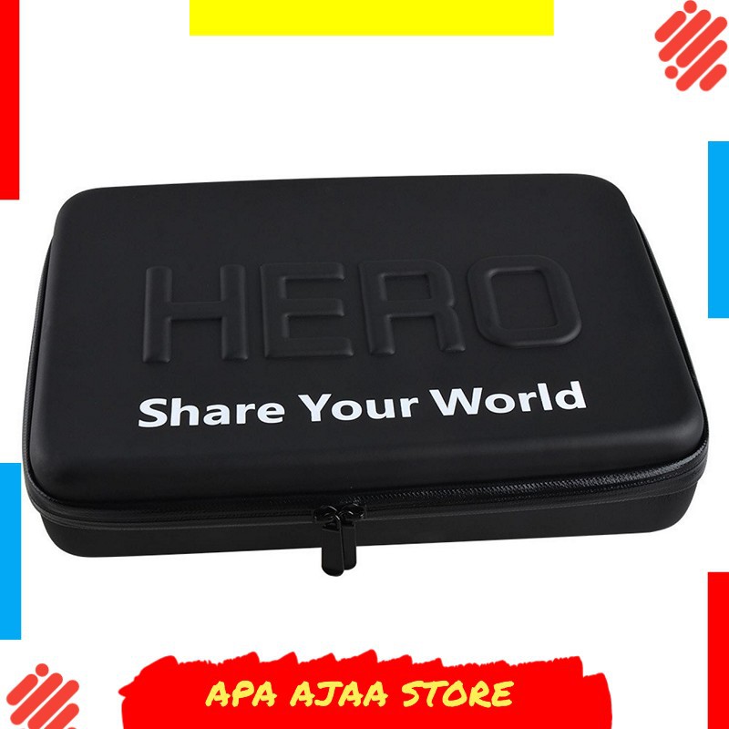 Terlariss !! HERO Waterproof EVA Medium Size Case For GoPro / Xiaomi Yi 4K - GP758