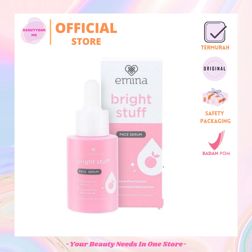 Emina Bright Stuff Face Serum - Serum Remaja Mencerahkan